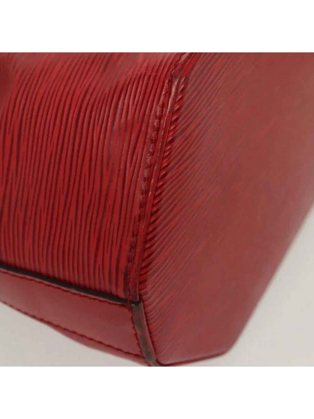 Authentic LOUIS VUITTON Epi Sac Depaule PM Shoulder Bag Red M80207 LV